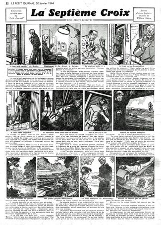 La Septième Croix - Le Petit Journal du Club du Livre du Mois traduction de The Seventh Cross de Anna Seghers par William Sharp 1944