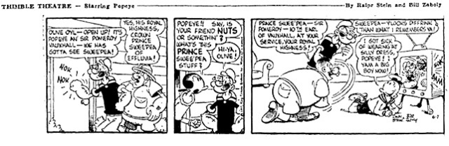 Popeye 1957 daily
