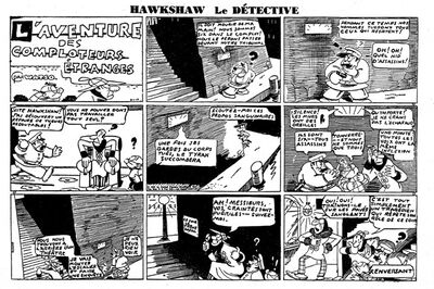 Hawkshaw le Détective - Le Bulletin des Agriculteurs traduction de Hawkshaw the Detective de Gus Mager (Watso) 1940-1943