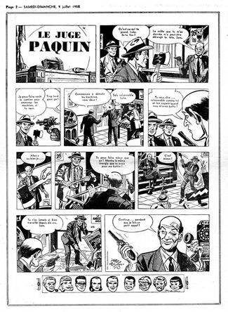 Le Juge Paquin - Samedi-Dimanche traduction de Judge Parker de Dan Heilman 1955-1957