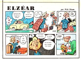 Elzéar - Le Petit Journal traduction de Fan Fare de Walt Ditzen 1954-1958