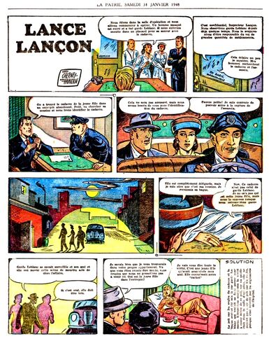 Lance Lançon - La Patrie du Samedi traduction de Solve it Yourself Lance Lawson de Norman Hamilto] 1948-1949