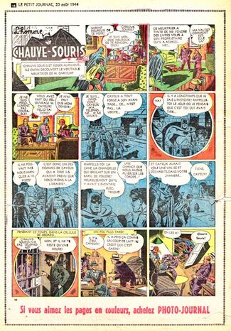 L'Homme Chauve-Souris - Le Petit Journal traduction de Batman and Robin de Bob Kane 1943-1946