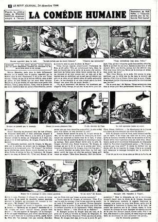 La Comédie Humaine - Le Petit Journal du Club du Livre du Mois traduction de The Human Comedy de William Saroyan par Nick Hoffer 1944