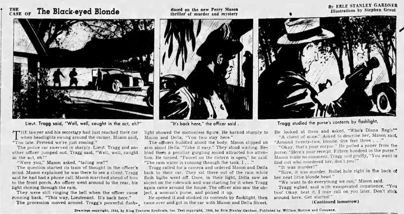 Perry Mason - Black-Eyed Blonde 05 (Austin American Statesman 19441215)