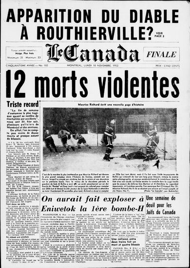 Canada 10-11-1952 couv