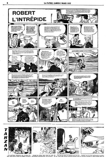 Robert l'Intrépide - La Patrie du Samedi traduction de Dick Tracy de Chester Gould 1934-1940