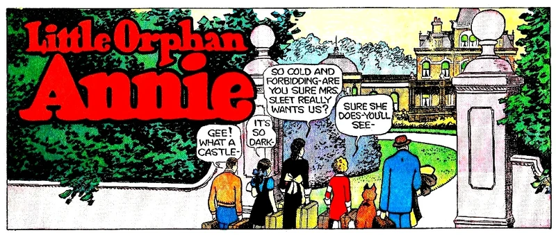 Little Orphan Annie, case de titre US du 19 juillet 1942.