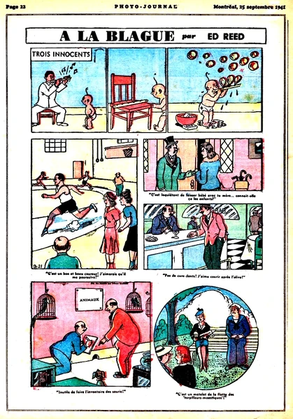 À la Blague traduction de Off the Record de Ed Reed