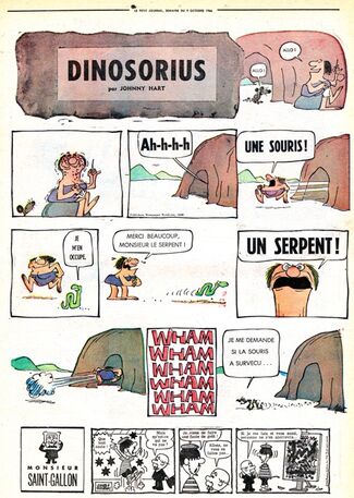 Dinosorius - Le Petit Journal traduction de B.C. de Johnny Hart 1966-1970