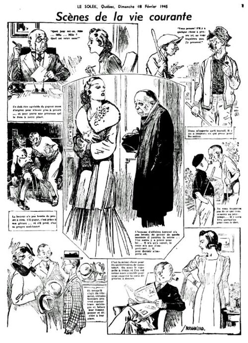 Scene vie cour soleil 2-1945