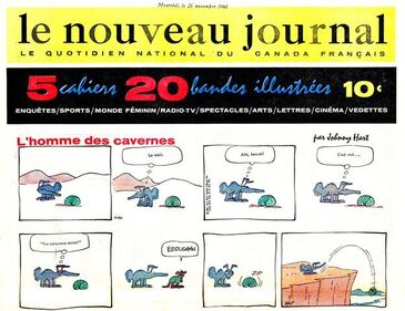 L'Homme des Cavernes - Le Nouveau Journal traduction de B.C. de Johnny Hart