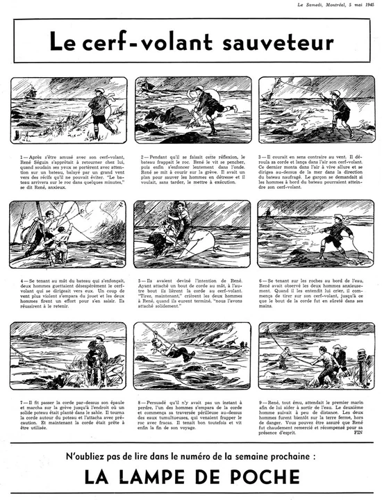 Le CerfVolant Sauveteur Le Samedi Wikia La BD de Journal au Québec Fandom Le CerfVolant Sauveteur Le Samedi Wikia La BD de Journal au Québec Fandom