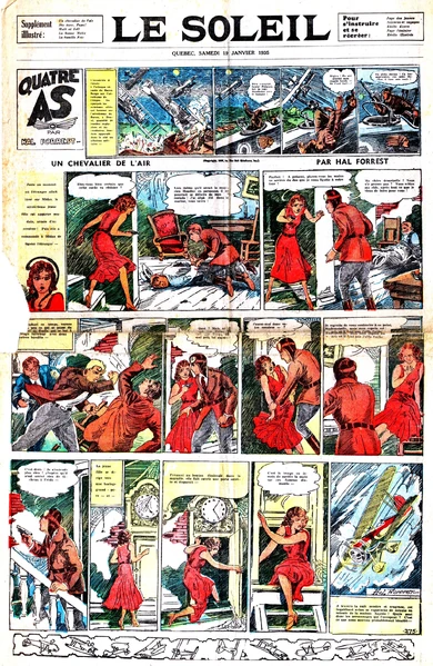 Couverture du cahier BD du 19 janvier 1935.