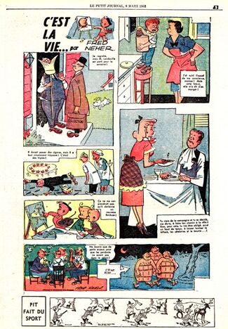 C'est la Vie - Le Petit Journal traduction de Life's Like That de Fred Neher 1953-1966