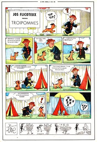Jos Flicoteux présente Troipommes - Le Petit Journal traduction de Curly Kayoe de Sam Leff 1959