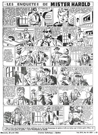 Les Enquêtes de Mister Harold épisode de Sergent O'Brien de Jean Pape 1952