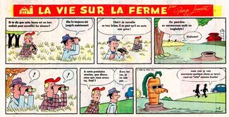 La Vie sur la Ferme - La Presse traduction de Feeny Farm de George Lemont 1965-1966