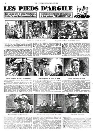 Les Pieds d'Argile - Le Petit Journal traduction de The Harder They Fall de Budd Schulberg par Lawrence Butcher 1948