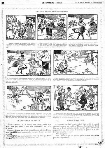 Charlie Chaplin - Le Samedi traduction de Charlie Chaplin de Bertie Brown publié dans The Funny Wonder 1918