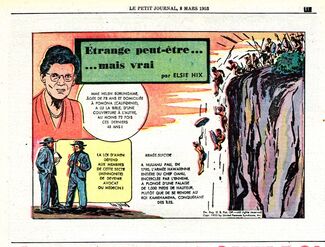 Étrange Peut-être Mais Vrai - Le Petit Journal traduction de Strange as it Seems de Elsie Hix 1953-1954