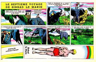 Le Septième Voyage de Sinbad le Marin - La Presse traduction de Sinbad the Sailor de Chad Grothkopf 1945