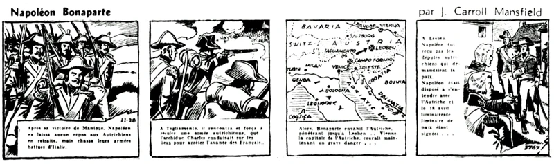 Napoléon Bonaparte dans le journal Le Soleil du 13 mai 1942.