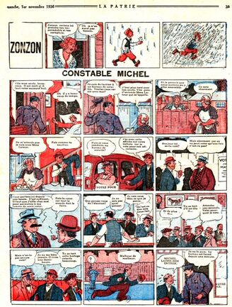 Constable Michel - La Patrie du Dimanche traduction de Mickey Finn de Lank Leonard 1936-1937