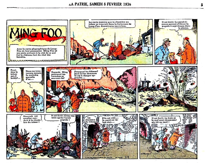 Ming Foo - La Patrie du Samedi traduction de Ming Foo de Nicholas Afonsky 1935-1936