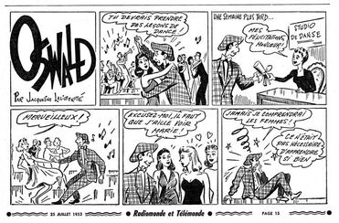 Oswald - Radiomonde de Frank Laliberté puis Jacqueline Laliberté 1951-1954