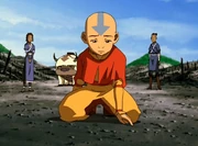Aang si sente responsabile in quanto Avatar