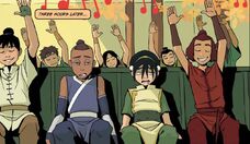 Accademia Toph Sokka Toph zombie