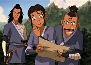 L1 E15 Sokka Katara arrabbiati