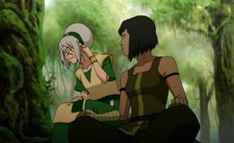 B4 E04 Toph Korra discussione