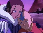 L1 E03 Aang Katara calma