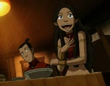 Katara felice di trovare una sua simile