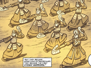Kyoshi and her warriors