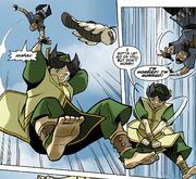 Promessa Toph Sokka salto