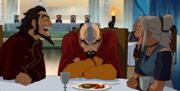 Bumi Tenzin Kya banchetto