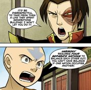 Promessa 1 Aang litiga con Zuko
