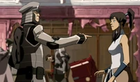 Saikhan arresta Korra 