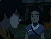 Katara consola Zuko