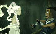 Sokka vede Yue