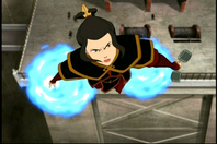 Azula volo fiamme