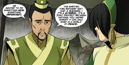 Frattura 3 Lao chiede aiuto a Toph