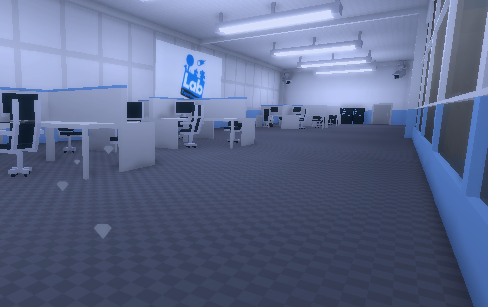 Blue Hidden Square - Roblox