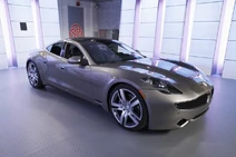 The garage with self driving car.