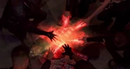 The Bionic Soldiers reviving Leo in Bionic Houseparty