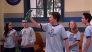 Alistair catches Bree's water bottle