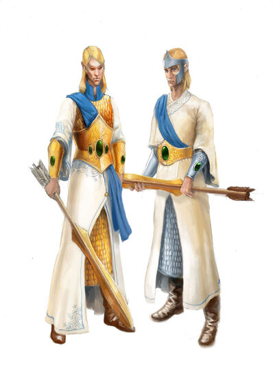 Dotación lanzavirotes Altos Elfos por Gergely Fejervary Warhammer Mark of Chaos.jpg